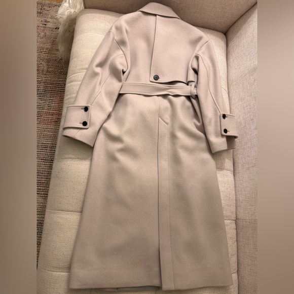 United Tokyo Made in Japan Wool Double-Breasted Belted Coat Size XS - Picture 7 of 11